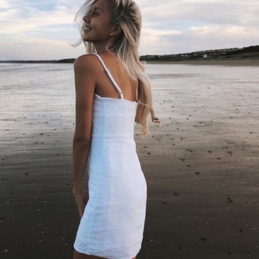 Brandy Melville Karla Dress In White
